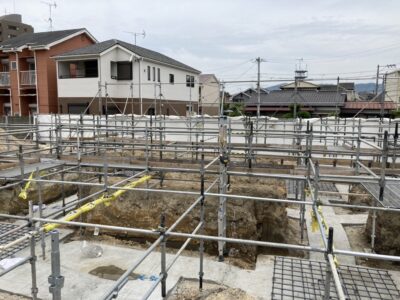 筑紫野市　鉄筋足場工事　400㎡