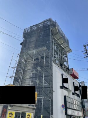 福岡市 博多区　屋上看板LED修復工事