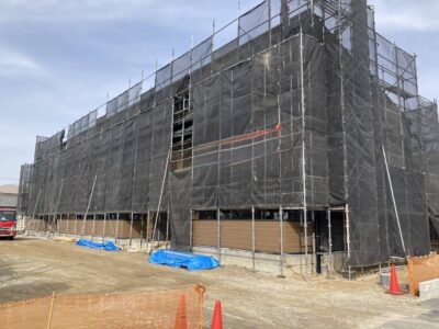 粕屋郡志免町　仮設足場工事　800㎡